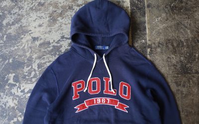 POLO Ralph Lauren Front-V Felt Wappen Sweat Hoodie