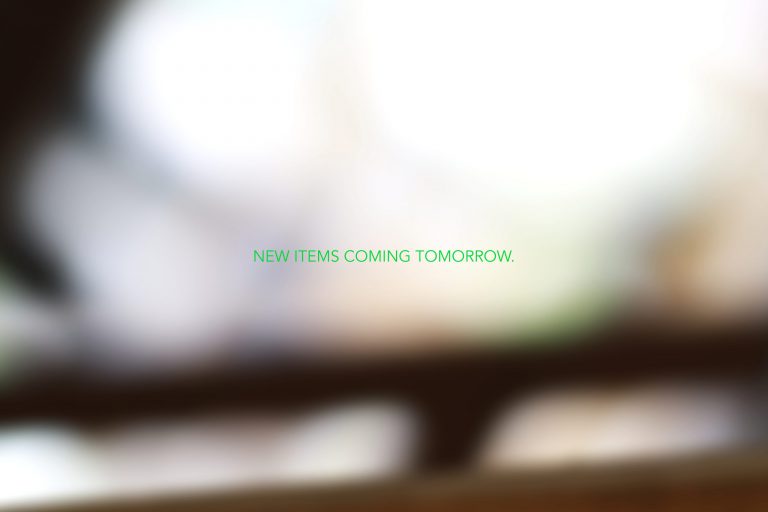 New Items Coming Tomorrow.