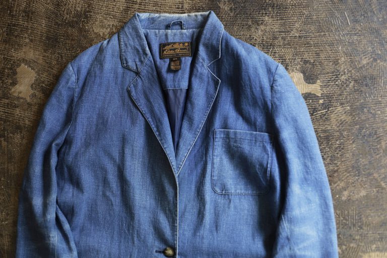Eddie Bauer 80s Linen Tailored Jacket