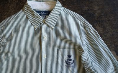 POLO by Ralph Lauren OLD Candy Stripe Shirt “POLO ATHLETIC CLUB NEW YORK CITY”