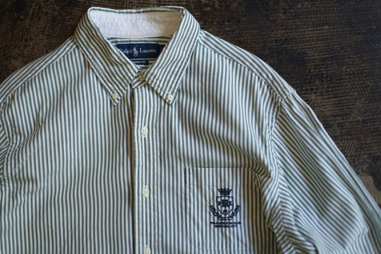 POLO by Ralph Lauren OLD Candy Stripe Shirt “POLO ATHLETIC CLUB NEW YORK CITY”