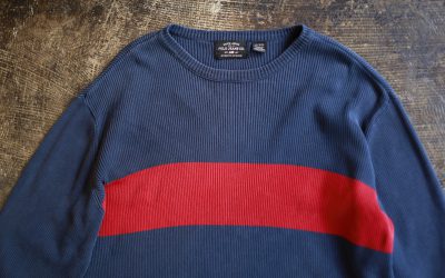 POLO JEANS OLD Line Rib Cotton Knit