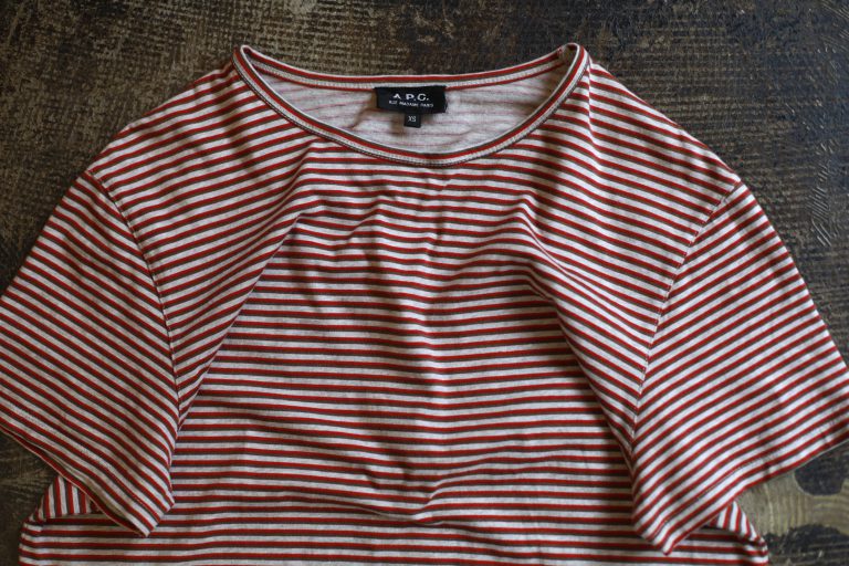 A.P.C. S/S Border T-Shirts