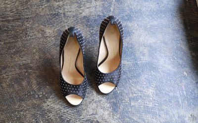 Giuseppe Zanotti Black Leather Studs Pumps