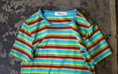 Chloé Multi Color Border T-Shirts