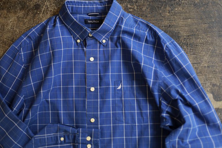 NAUTICA “Wrinkle-Resistant” Check Shirt with Pocket