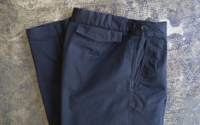 FRED PERRY FOR MARGARET HOWELL Collection Tuck Trousers