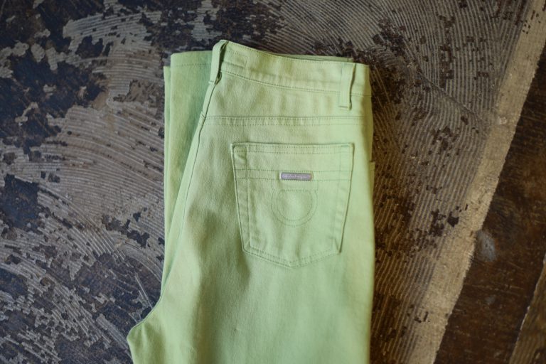 Salvatore Ferragamo Color Denim Made in ITALY