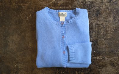 L.L.Bean OLD Cotton Knit Cardigan