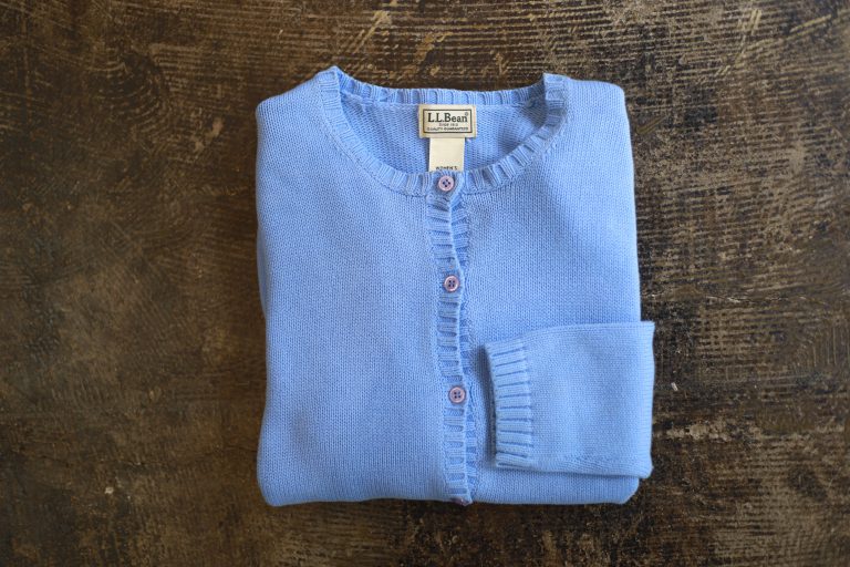 L.L.Bean OLD Cotton Knit Cardigan