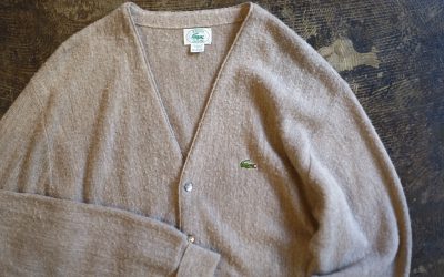 IZOD LACOSTE 80’s Orlon Acrylic Cardigan Made in U.S.A.