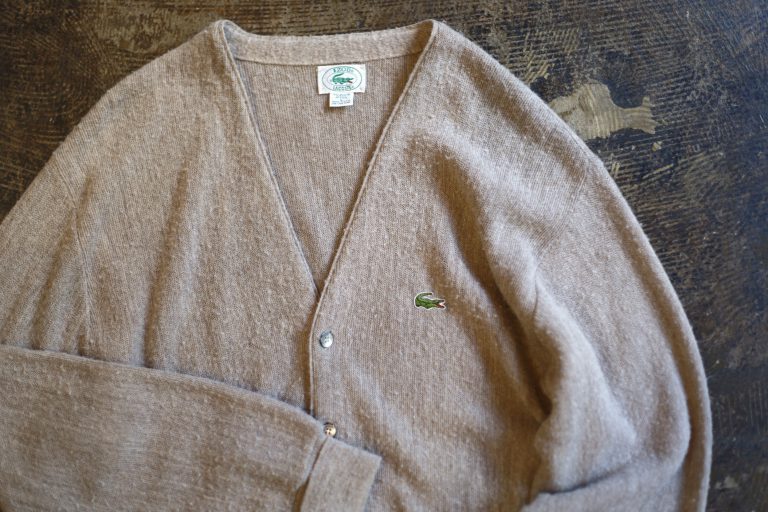 IZOD LACOSTE 80’s Orlon Acrylic Cardigan Made in U.S.A.
