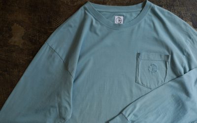 POLAR SKATE CO.  Embroidery Logo L/S Pocket T-Shirts