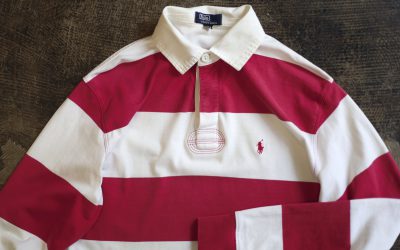 POLO by Ralph Lauren Embroidary Pony Border Rugby Shirt