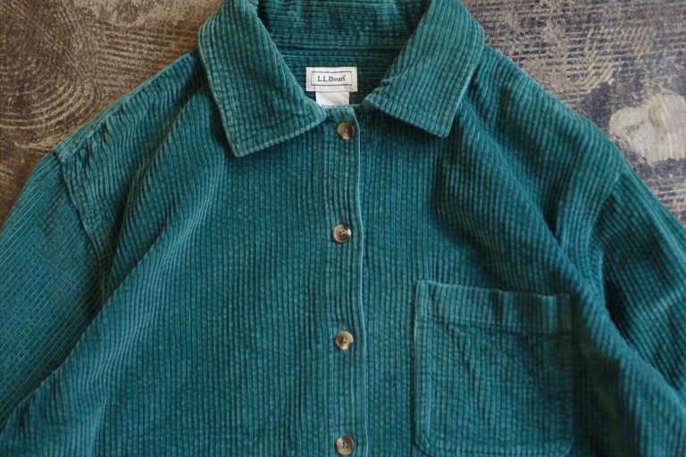 L.L.Bean OLD Long Sleeve Corduroy Shirt Jacket