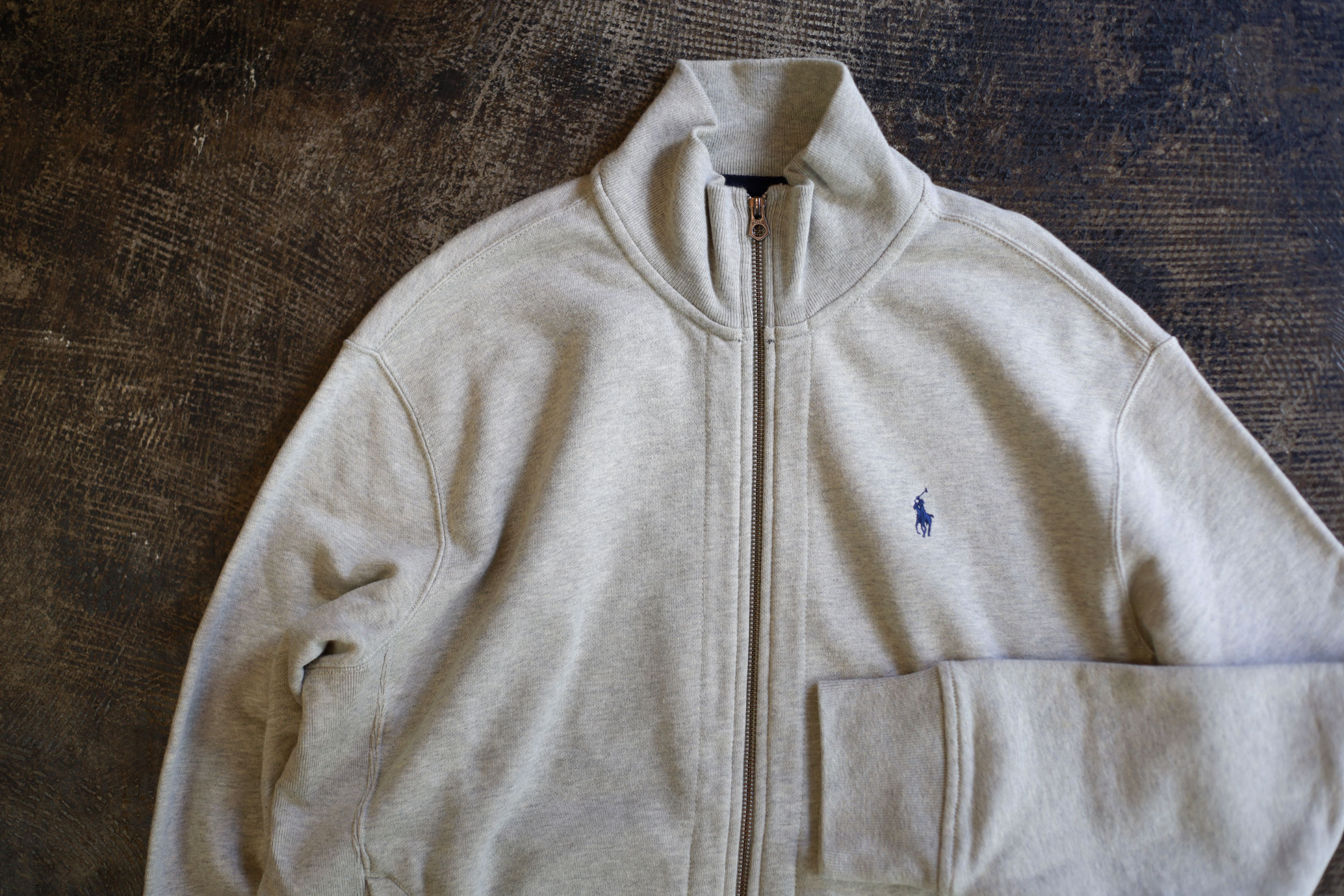 POLO by Ralph Lauren OLD Reverse Weave Type W-Zip Sweat Cardigan 