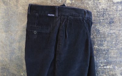 NAUTICA 00s “RIGGER” Rayon×Cotton Corduroy Tuck Pants