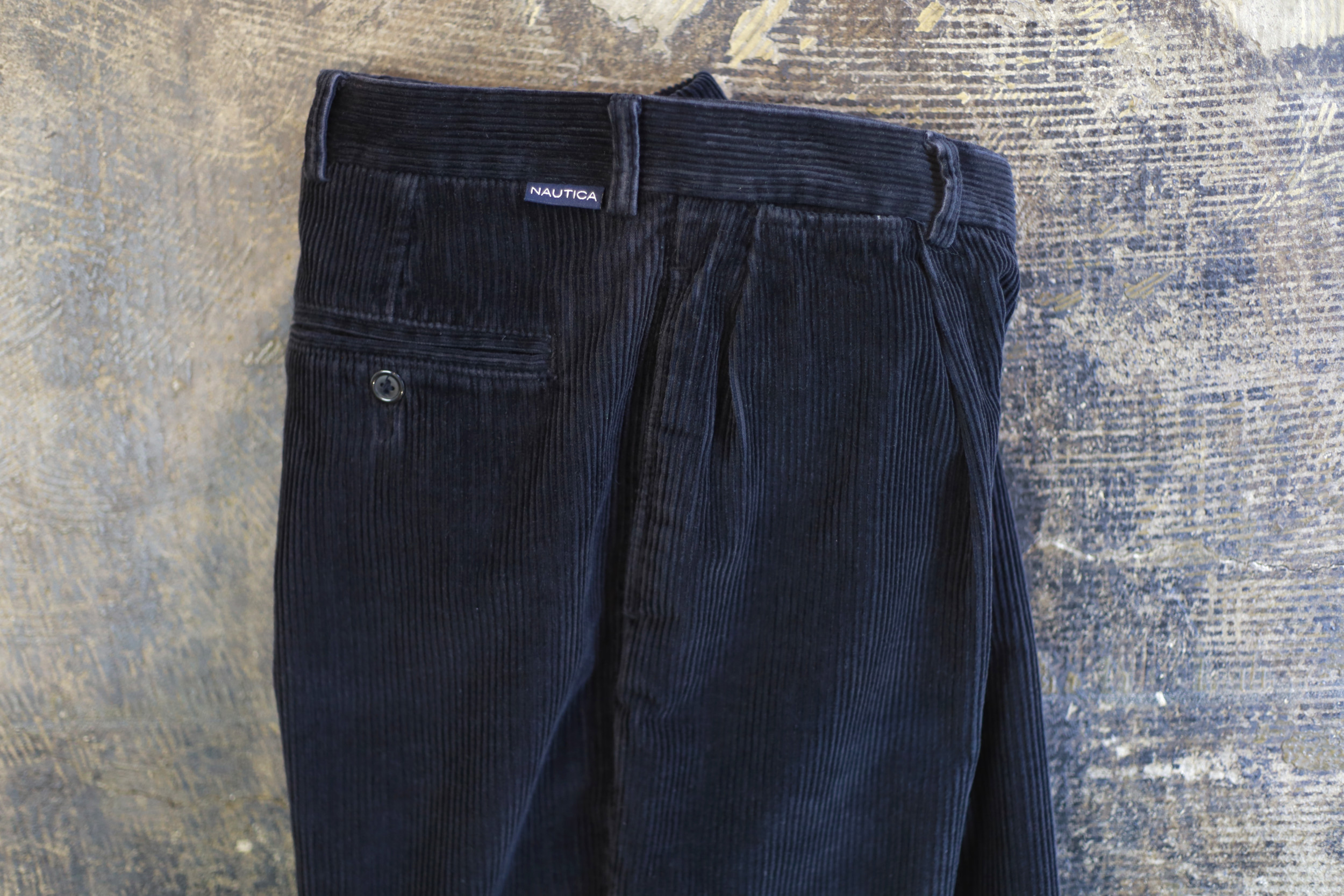NAUTICA 00s “RIGGER” Rayon×Cotton Corduroy Tuck Pants | NICE des