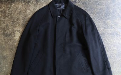 Cashmere × Angora Balmacaan Coat