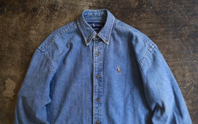 POLO by Ralph Lauren OLD 90s Denim Shirt “The Big Shirt”