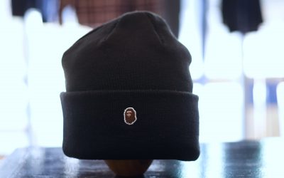 A BATHING APE Ape Head One Point Knit Cap