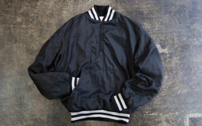 Holloway Old 80s Half Zip Pullover Varsity Jacket