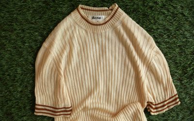 Acne Studios S/S Rib Line Compact Tops