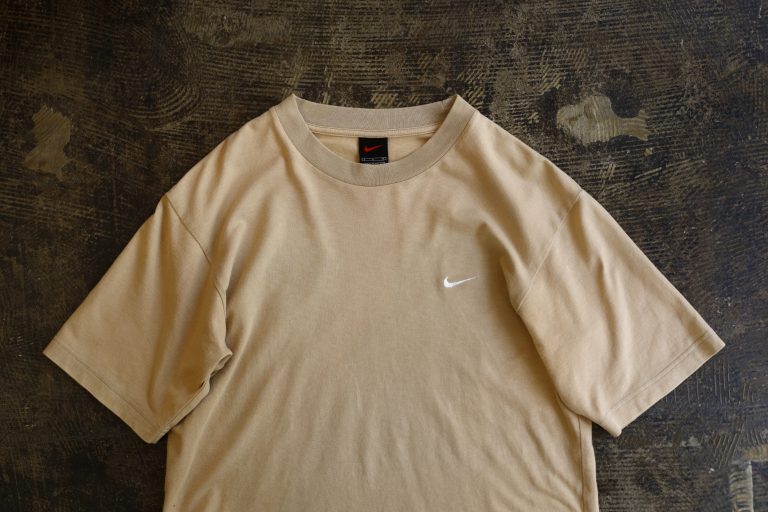 NIKE OLD 90s Embroidery Swoosh Crew Neck Polo T-Shirts
