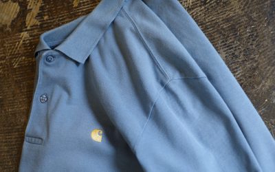 Carhartt WIP Embroidery Logo Cotton Polo Shirts