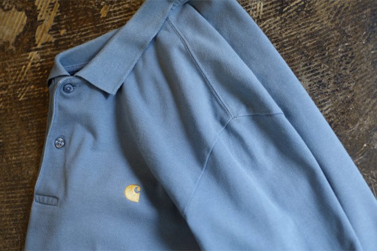 Carhartt WIP Embroidery Logo Cotton Polo Shirts