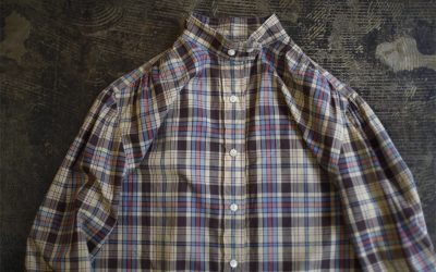 POLO by Ralph Lauren Old ~90s Stand Collar Check Shirt