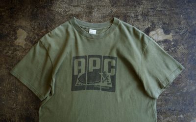 A.P.C. SECTION MUSICALE Old 1990s Turntable T-Shirts