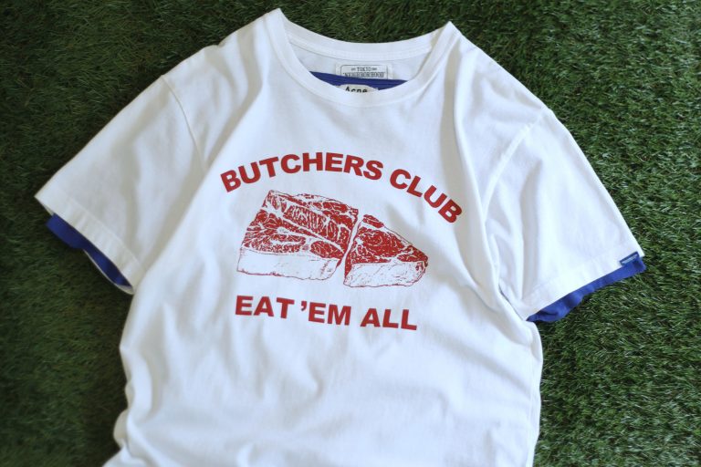 NEIGHBORHOOD BUTCHERS CLUB TEE “EAT ‘EM ALL”