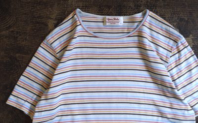 Marisa Christina New York Multi Color Border T-Shirts