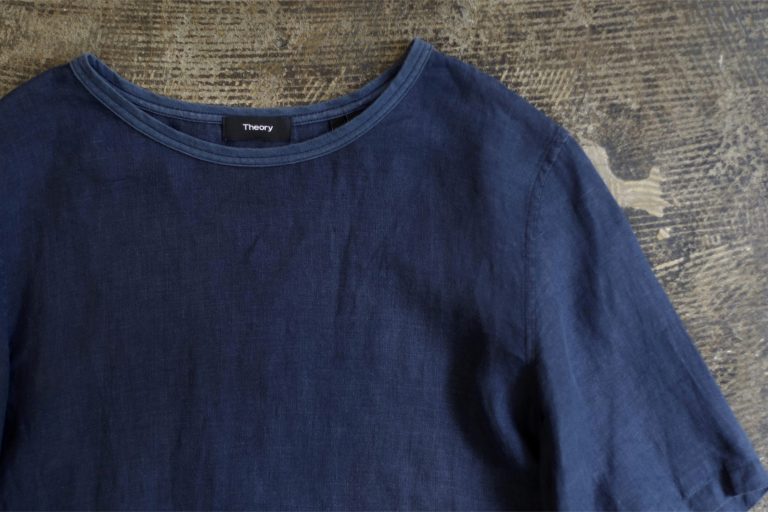 Theory Short Sleeve Linen T-Shirts