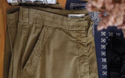 See By Chloé Side Line Cotton Military Trousers