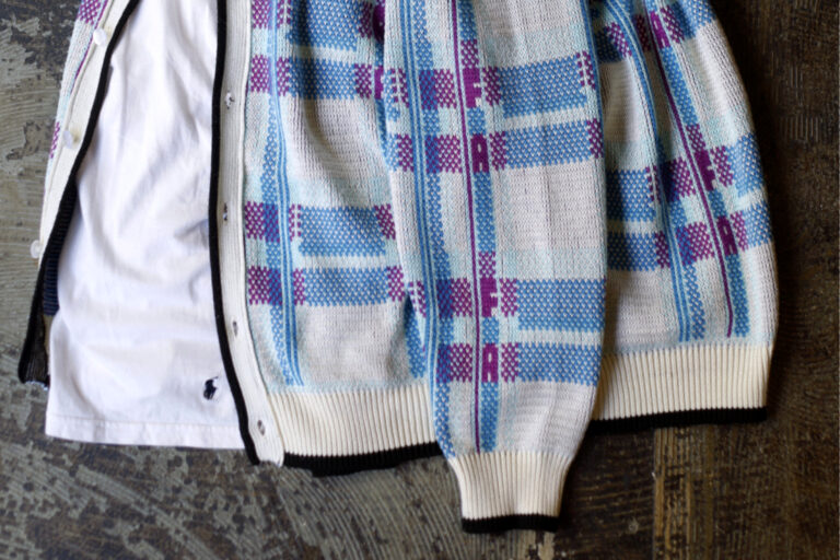 FUCKING AWESOME Jacquard Check V-Neck Cardigan