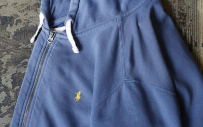 POLO by Ralph Lauren Old Thermal Hoodie Zip Up Sweat Parka