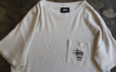 STUSSY “Crown Logo” Thermal Pocket T-Shirts