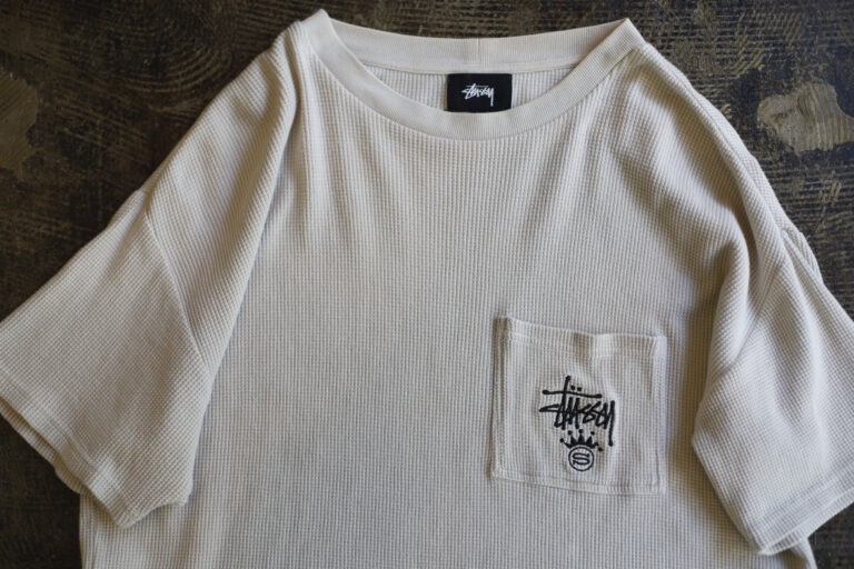 STUSSY “Crown Logo” Thermal Pocket T-Shirts