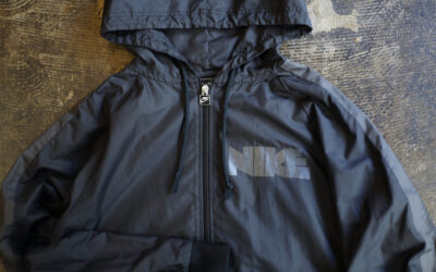 NIKE “GOTSUNIKE” Logo Nylon Zip Up Jacket