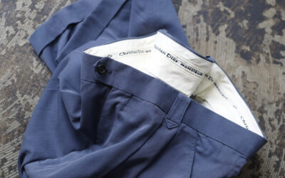 Christian Dior Monsieur Old Two Tuck Slacks Pants