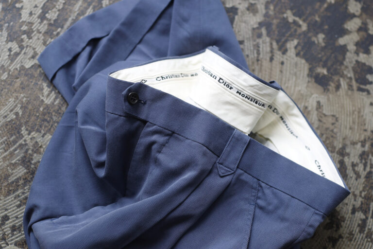 Christian Dior Monsieur Old Two Tuck Slacks Pants