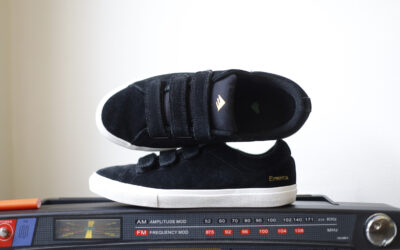 Emerica Velcro Black Suede Low
