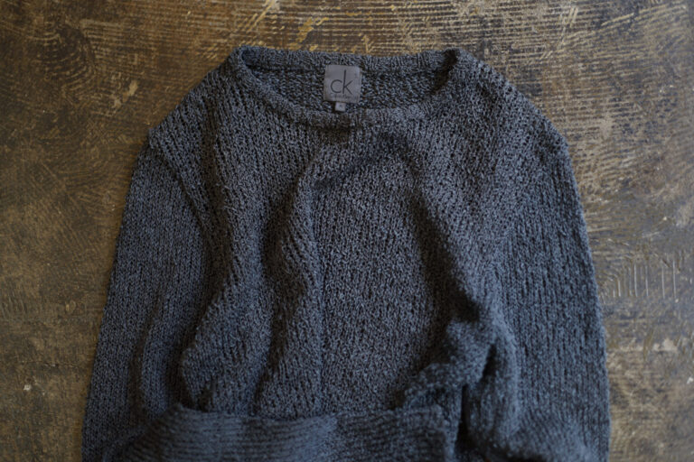 Calvin Klein Long Sleeve Silk Blend  Knit