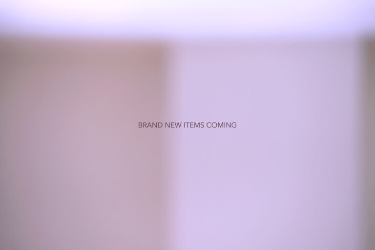 New Items Coming.